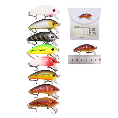 ZESTAW WOBLERÓW 56SZT NA SZCZUPAKA SANDACZ OKOŃ PRZYNĘTY 2-8.5g 3-10cm