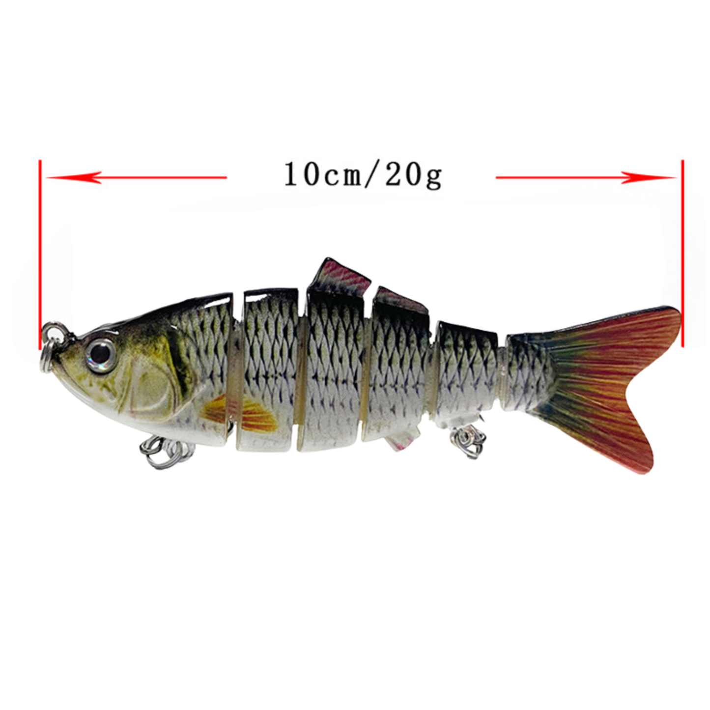 ZESTAW 5x WOBLER ŁAMANY REALISTYCZNA PRACA S-SWIM SZCZUPAK OKOŃ SANDACZ