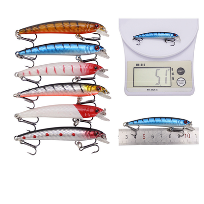 ZESTAW WOBLERÓW 56SZT NA SZCZUPAKA SANDACZ OKOŃ PRZYNĘTY 2-8.5g 3-10cm