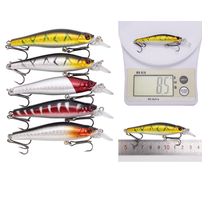 ZESTAW WOBLERÓW 56SZT NA SZCZUPAKA SANDACZ OKOŃ PRZYNĘTY 2-8.5g 3-10cm